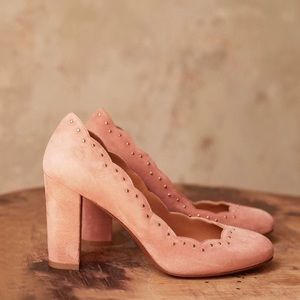 Sezane Shoes | Sezane Palermo High Heels | Color: Blush | Size: 7.5